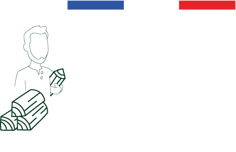 Les Français consomment en moyenne 1m3 de bois par an et par habitant soit l’équivalent de 2 coffres de voiture !