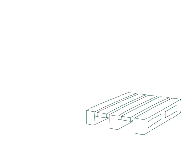 95% des marchandises sont transportées sur des palettes en bois